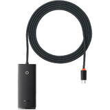 Hub USB Baseus USB tip C - 4x USB 3.0 2m negru ( WKQX030501 )