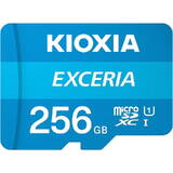 Card de Memorie Kioxia Micro SDXC Exceria 256GB UHS-I U1 Clasa 10 + Adaptor SD