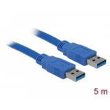 Adaptor DELOCK USB 3.0 Type-A male > USB 3.0 Type-A male 5 m blue