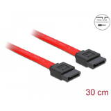 Cablu DELOCK SATA 3 Gb/s 30 cm, roșu