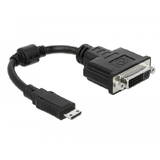 Adaptor DELOCK HDMI Mini-C tată > DVI 24 + 5 mamă 20 cm
