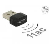 Accesoriu Retea DELOCK USB 2.0 Bandă duală WLAN ac/a/b/g/n Stick Nano 433 + 150 Mbps