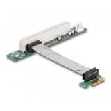 Placă detașabilă PCI Express x1 > 1 x PCI cu cablu fexibil de 9 cm, inserție pe stânga