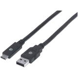 Cablu MANHATTAN USB 3.1 Gen1- 2m Negru