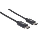 Cablu MANHATTAN USB 2.0 Typ C-3m Negru