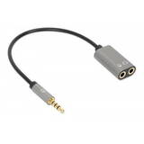 Cablu MANHATTAN Adaptor Pentru Casti cu Aux Y-Audiosplitter 20cm