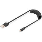 Adaptor Assmann USB 2.0 - USB - A la Lightning Spiral