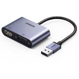 USB - HDMI 1.3 ( 1920 x 1080 @ 60Hz ) + VGA 1.2 ( 1920 x 1080 @ 60Hz ) gri ( CM449 )