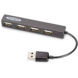 Hub USB Ednet USB 2.0 4-Port,  Transfer de date până la 480M