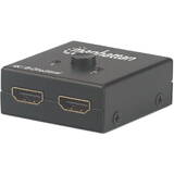 Switch KVM MANHATTAN 4K bi-directional 2-Port HDMI-Splitter passiv