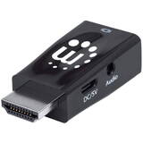Adaptor MANHATTAN HDMI la VGA-Mikrokon. optional MikroUSB