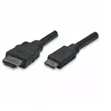 TECHLY HDMI  High Speed cu Ethernet-Mini HDMI, 1,8m sw