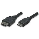 TECHLY HDMI  High Speed cu Ethernet-Mini HDMI, 3m sw.