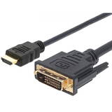 TECHLY HDMI la DVI-D  3m Negru
