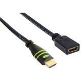 TECHLY HDMI 4K 60Hz High Speed cu Ethernet, Negru, 1,0m