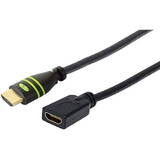 TECHLY HDMI 4K 60Hz High Speed cu Ethernet, Negru, 7,5m