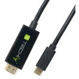 Cablu TECHLY Adapter  USB-C M la HDMI M 2.0 4K, Negru 5m