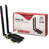 Adaptor Inter-Tech Wi-Fi6E+ BT5.2 PCIe  DMG-36 5400 Mbps
