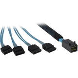 Cablu Inter-Tech SFF 8643 -> 4x SATA 0,5m