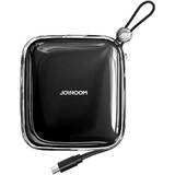 Baterie Externa Joyroom 10000mAh Seria Jelly 22,5W cu cablu USB C incorporat negru (JR-L002)