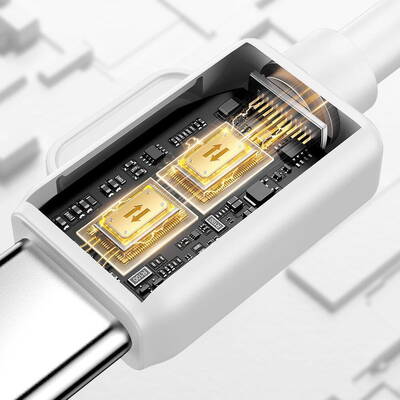 Baterie Externa Joyroom cu cabluri USB C si Lightning si suport Seria Cutie 10000mAh 22,5W alb (JR-L008)