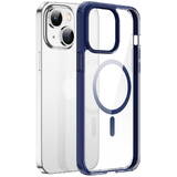 Dux DUCIS Husa magnetica pentru iPhone 14 Plus cu MagSafe cu rama albastra