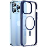 Dux DUCIS Husa magnetica pentru iPhone 14 Pro cu MagSafe cu cadru albastru