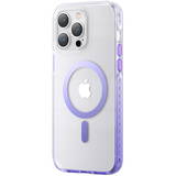 Husa  Ice Crystal Series pentru iPhone 14 MagSafe in violet