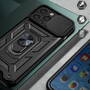 ForIT Husa Hybrid Armor Camshield iPhone 14 cu husa albastra pentru camera