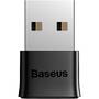 Adaptor Baseus BA04 mini Bluetooth 5.0 adaptor USB transmitator receptor pentru computer negru (ZJBA000001)