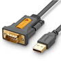 Adaptor UGREEN USB-A - DB9 RS-232 1,5 m gri (CR104)