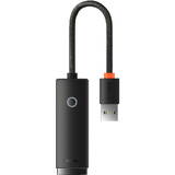Lite USB tip A - mufa LAN RJ45 100Mbps negru (WKQX000001)