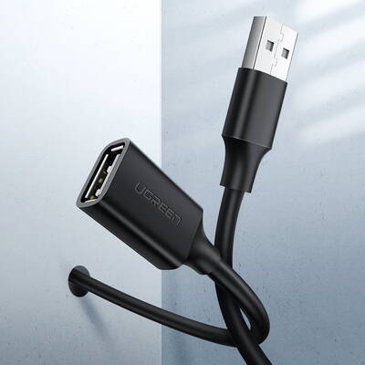 Adaptor UGREEN USB 2.0 extensie 0,5 m negru (US103)