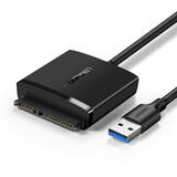 Adaptor UGREEN USB3.0 pentru disc SATA de 2,5" / 3,5" negru (CM257)