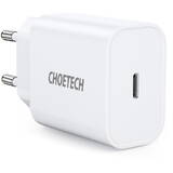 incarcator choetech USB Tip C PD 20W alb (Q5004 V4)