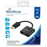 Adaptor MediaRange HDMI Male/DP Fem 18 Gbit/s 20cm schw