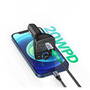 Player Auto Modulator bluetooth auto FM, Ugreen 80910, 2x USB, Type-C, MicroSD, negru