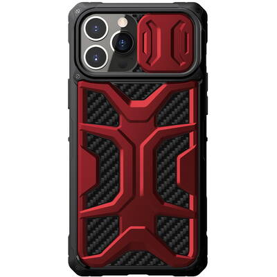 Nillkin Husa Adventruer Case pentru iPhone 13 Pro Max blindata cu husa rosie pentru camera