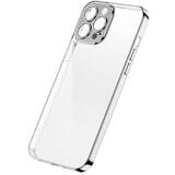 Husa Chery Mirror pentru iPhone 13 Pro, cadru metalic argintiu (JR-BP908 argintiu)