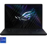 Laptop Asus Gaming 16'' ROG Zephyrus M16 GU604VY, QHD+ Mini LED 240Hz G-Sync, Procesor Intel Core i9-13900H (24M Cache, up to 5.40 GHz), 32GB DDR5, 2TB SSD, GeForce RTX 4090 16GB, Win 11 Pro, Off Black AniMe Matrix