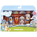 Figurina Tm Toys Bluey 4pack School pack