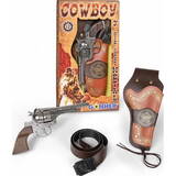 Jucarie Pulio Gonher Metal revolver with holster and belt