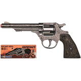 Jucarie Pulio Cowboy revolver metal 8 rounds GONHER 80/0