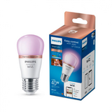 Bec LED RGB inteligent Bulb P45, Wi-Fi, Bluetooth, E27, 4.9W (40W), 470 lm, lumina alba si color (2200-6500K)