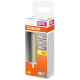 Osram Bec LED LINE, R7s, 18.2W (10W), 2452 lm, lumina calda (2700K), 118mm, Ø29mm
