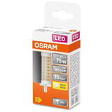Osram Bec LED LINE, R7s, 8.2W (75W), 1055 lm, lumina calda (2700K), 78mm, Ø29mm