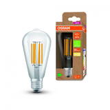Bec LED Edison A64, Ultra Efficient Light, E27, 4W (60W), 840 lm, lumina calda (3000K), cu filament