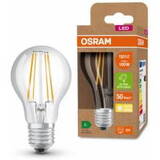 Osram Bec LED Classic A60, Ultra Efficient Light, E27, 7.2W (100W), 1521 lm, lumina calda (3000K), cu filament