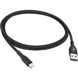 Cablu Date MACLEAN IOS MFi Charging Data Transfer Fast Charge USB 2.4A Black 1m 5V 2.4A Nylon