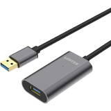Cablu Date Unitek Y-3005 USB 10 m USB 3.2 Gen 1 (3.1 Gen 1) USB A Grey